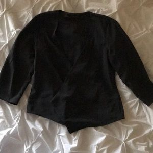 The limited jacket blouse. Dark gray. Small